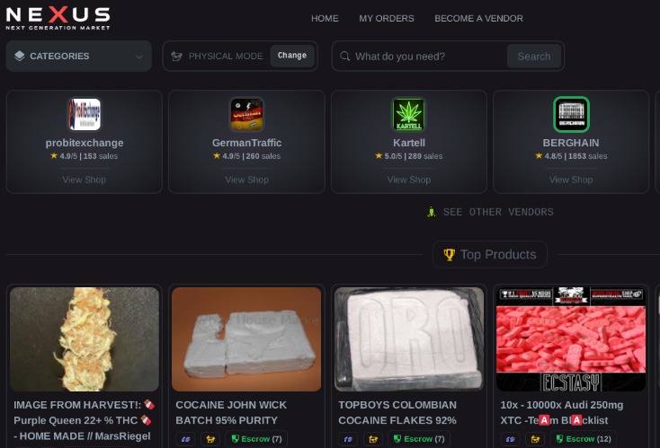 nexus darknet link