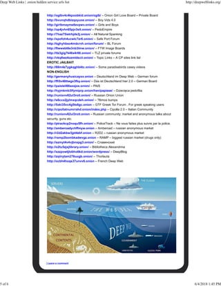 deep web links updated