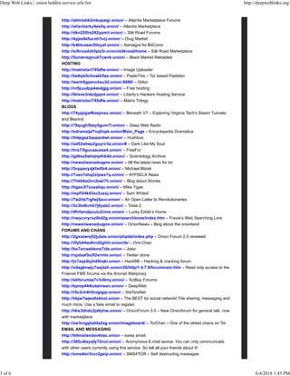 deep web link
